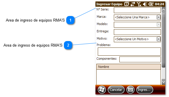 Agregar equipo