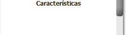 5. Campo de edición caracteristicas