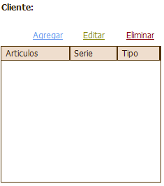 2. Tabla de servicios abonados