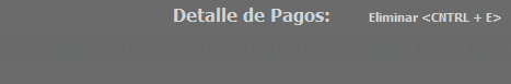 5. Detalle de pago